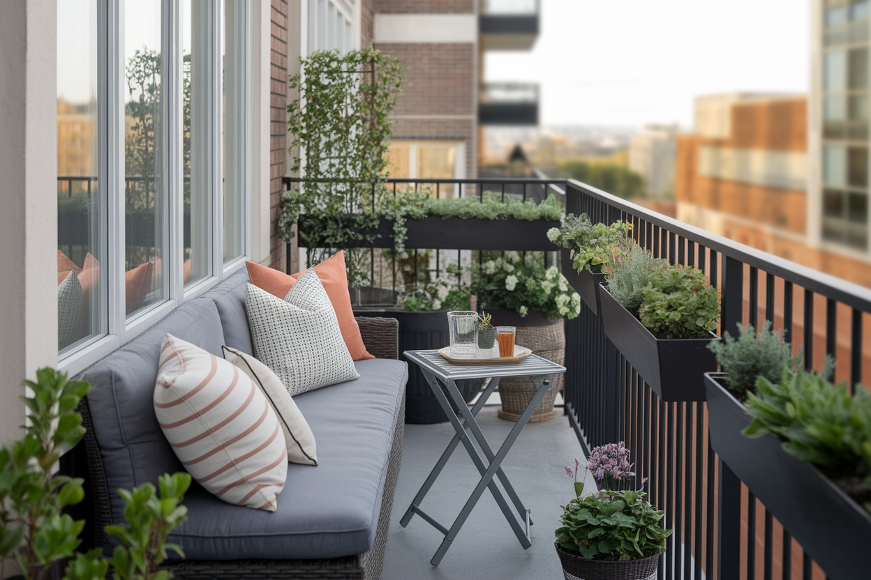 Aménager un Balcon Étroit : 6 Astuces Déco pour Optimiser l'Espace en Longueur