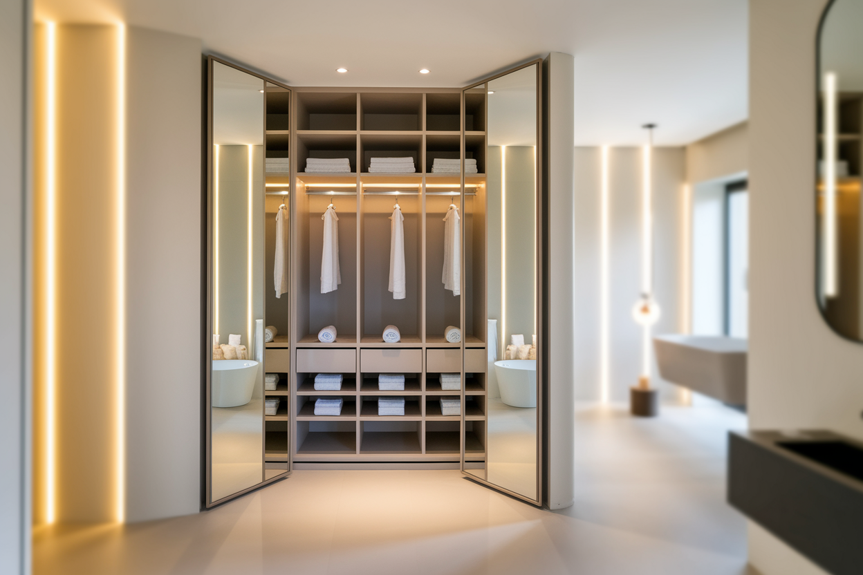 Dressing dans Salle de Bain : Avantages et Solutions d'Aménagement
