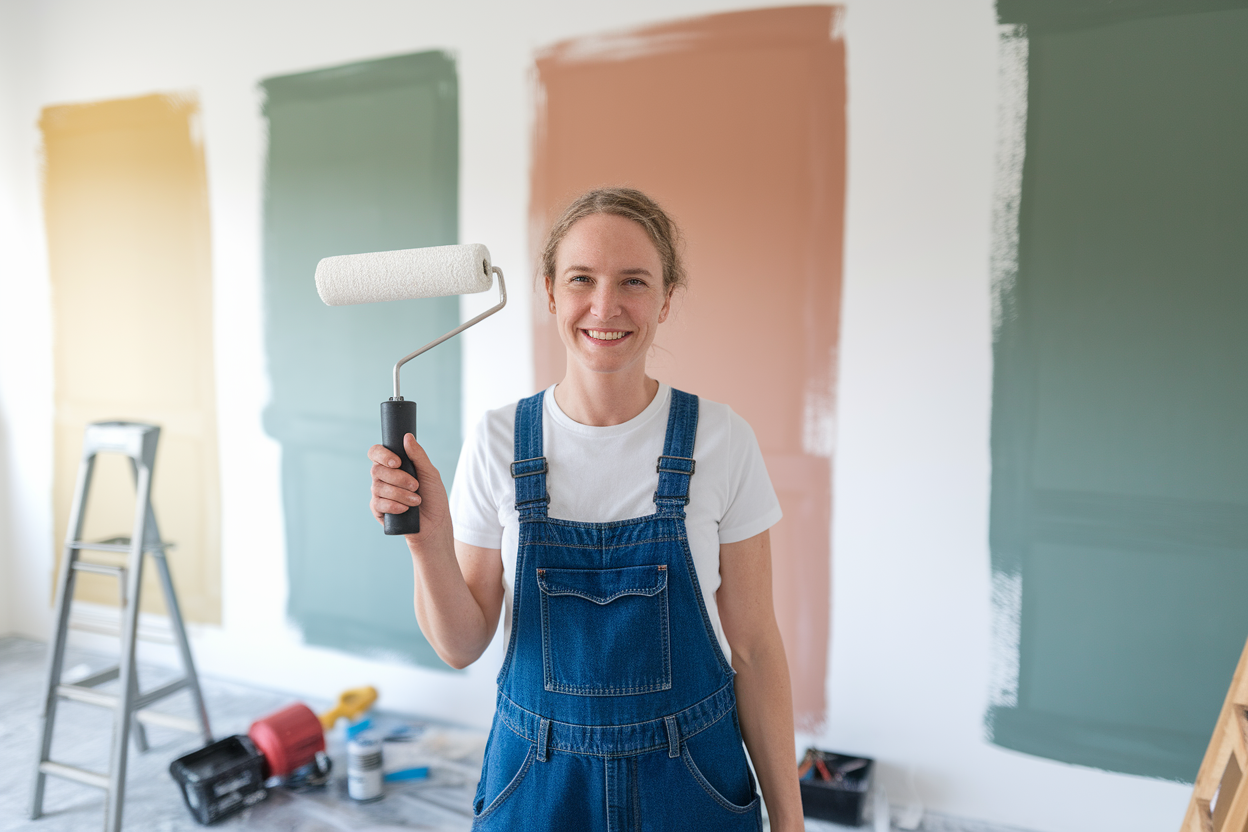 personne-rouleau-murs-peints-outils
