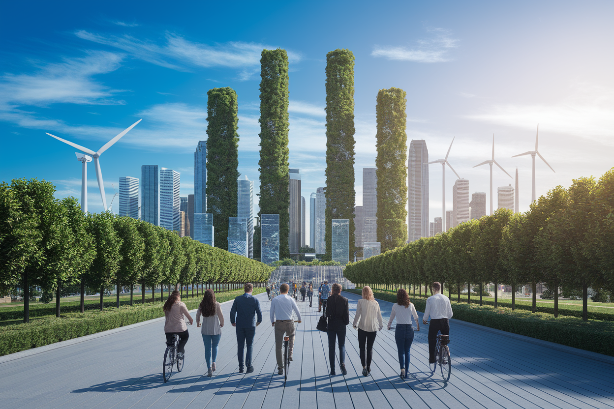 ville-futuriste-gratteciel-vegetal